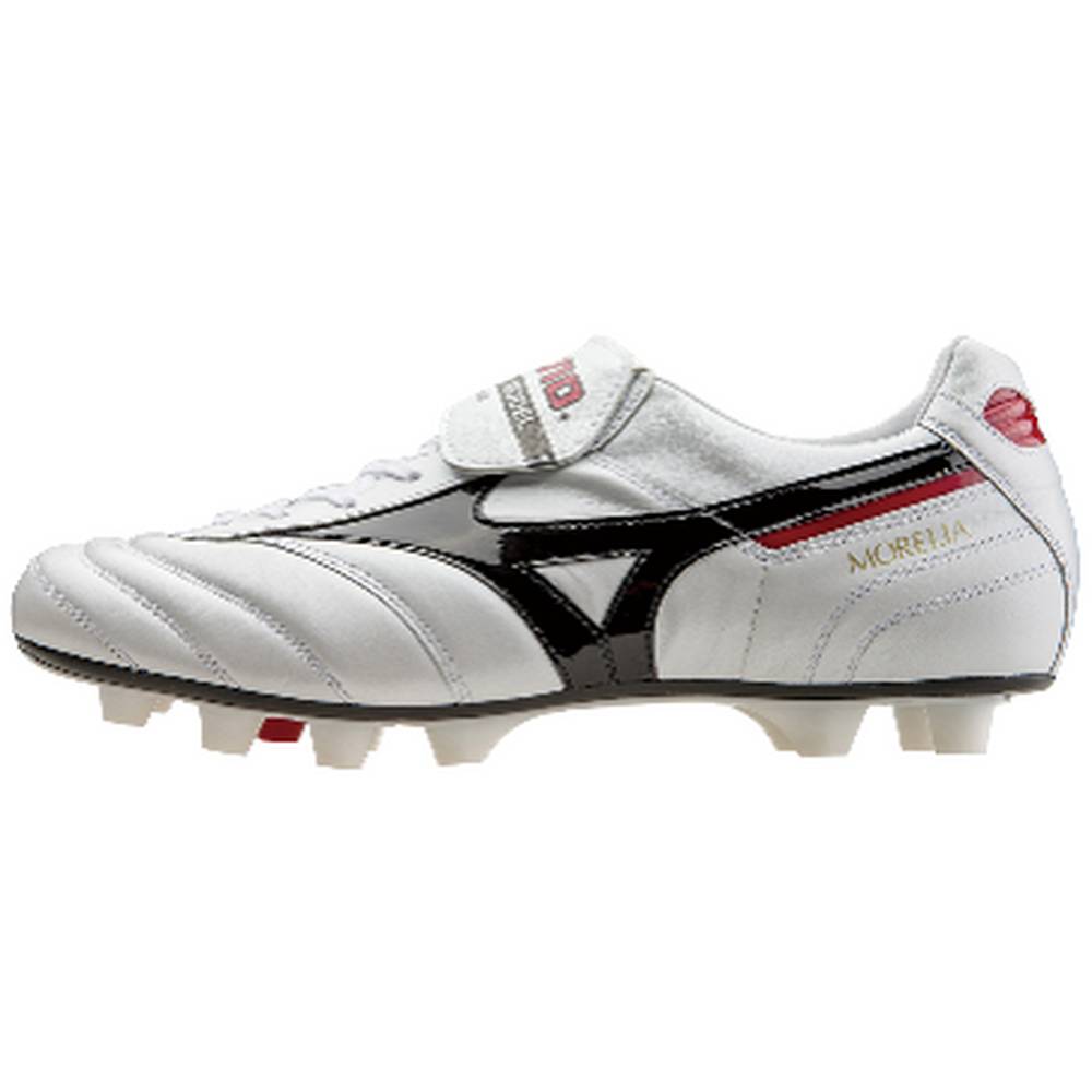 Chuteiras Mizuno Morelia II Made in Japan - Homem - Branco/Pretas - HOWKY9215